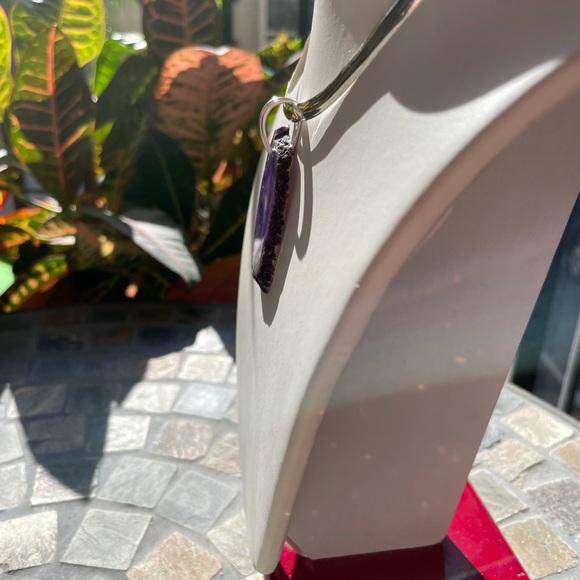 Agate S925 sterling silver pendant - Picture 5 of 10